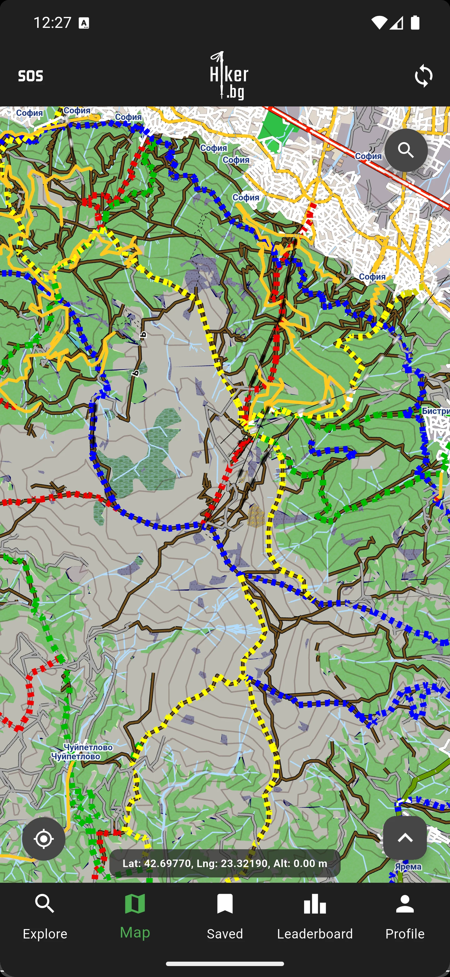 Hiker.bg screenshot